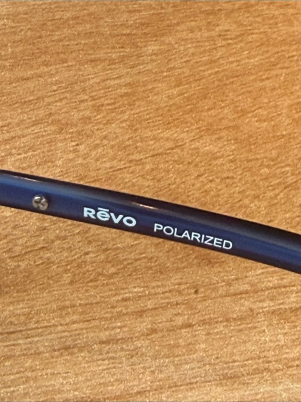 Revo Aviator Sunglasses with Blue Mirrored Lenses and Silver Frame